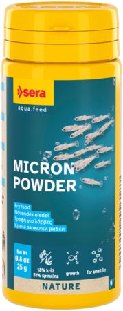 Sera Micron Fry Powder Food - Fish Tank Food - 50 ml / 25 g