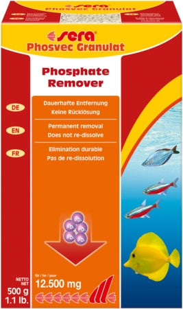 Sera Phosvec Granulet - Fish Tank Health & Water Treatments - 500g