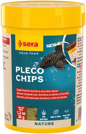 Sera Pleco Chips - Fish Tank Food - 100ml / 36g-250ml / 92g-1000ml / 380g