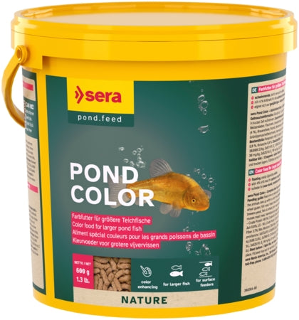 Sera Pond Colour Sticks - Pond Food - 1000ml / 170g-3.8L / 600g-10L / 1.8kg