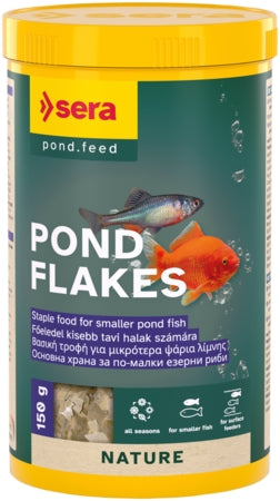 Sera Pond Flakes - Pond Food - 1000ml / 150g-3.8L / 560g-10L / 1.6kg
