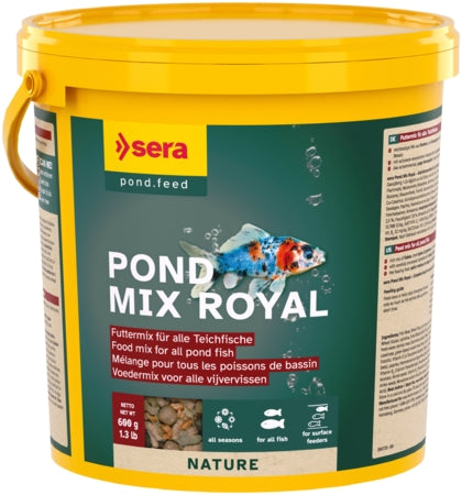 Sera Pond Mix Royal - Pond Food - 1000ml / 185g-3.8L / 600g-10L / 2kg