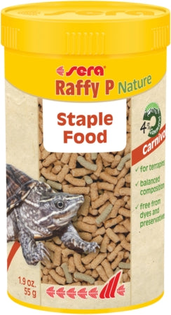 Sera Raffy P Natural Turtle Staple Food - Reptile Food - 250ml / 55g-1000ml / 220g-3800ml / 850g-10L / 2.35kg