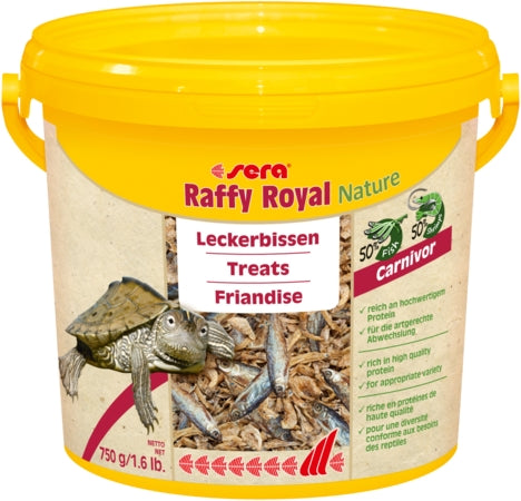 Sera Raffy Royal Treats Nature - Reptile Food - 1000ml / 220g-3800ml / 750g