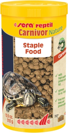 Sera Reptil Professional Carnivore Nature - Reptile Food - 250ml / 72g-1000ml / 310g-3800ml / 1.12kg