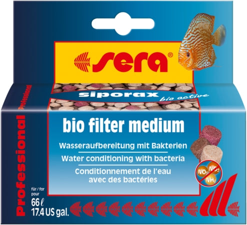 Sera Siporax Bio Active Professional - Fish Tank Health & Water Treatments - 35g-210g