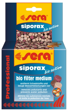 Sera Siporax Bio Active Professional - Fish Tank Health & Water Treatments - 35g-210g