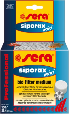 Sera Siporax Mini Professional - Fish Tank Filter Media - 35g-500ml / 130g-1000ml  / 270g