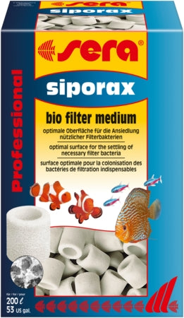 Sera Siporax Professional 15mm - Fish Tank Filter Media - 500ml / 145g-1000ml / 290g-10L / 2.9kg