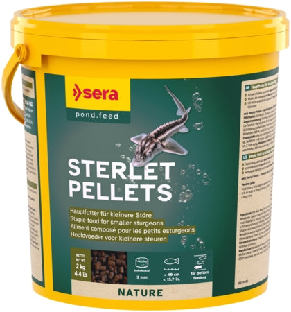 Sera Sterlet Pellets - Fish Tank Food - 3.8L / 2kg