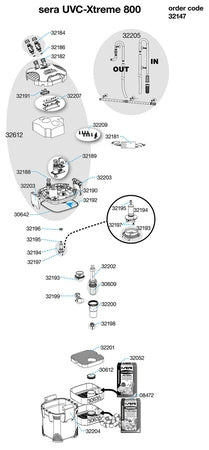 Sera UVC-Xtreme 800 - Fish Tank Filters, Powerheads & Wavemakers - Default Title