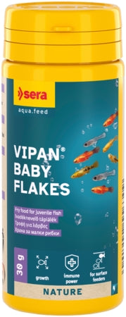 Sera Vipan Baby Flakes - Fish Tank Food - 50ml / 30g
