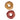 Small Animal Treat Donuts Large 2 Pack Yellow / Red - Small Animal Treats - Default Title