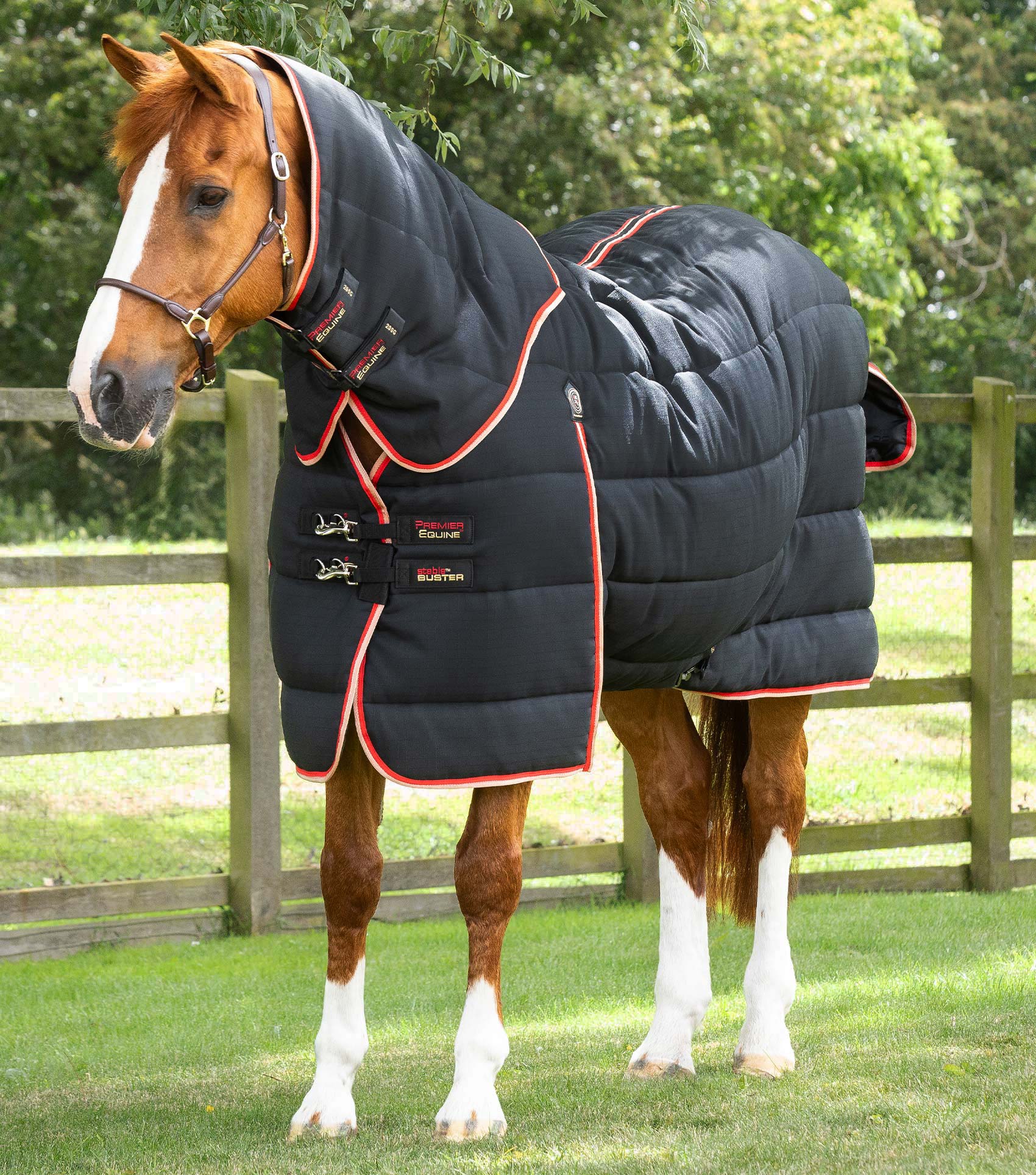 Premier Equine Stable Buster 200g Stable Rug with Neck Cover