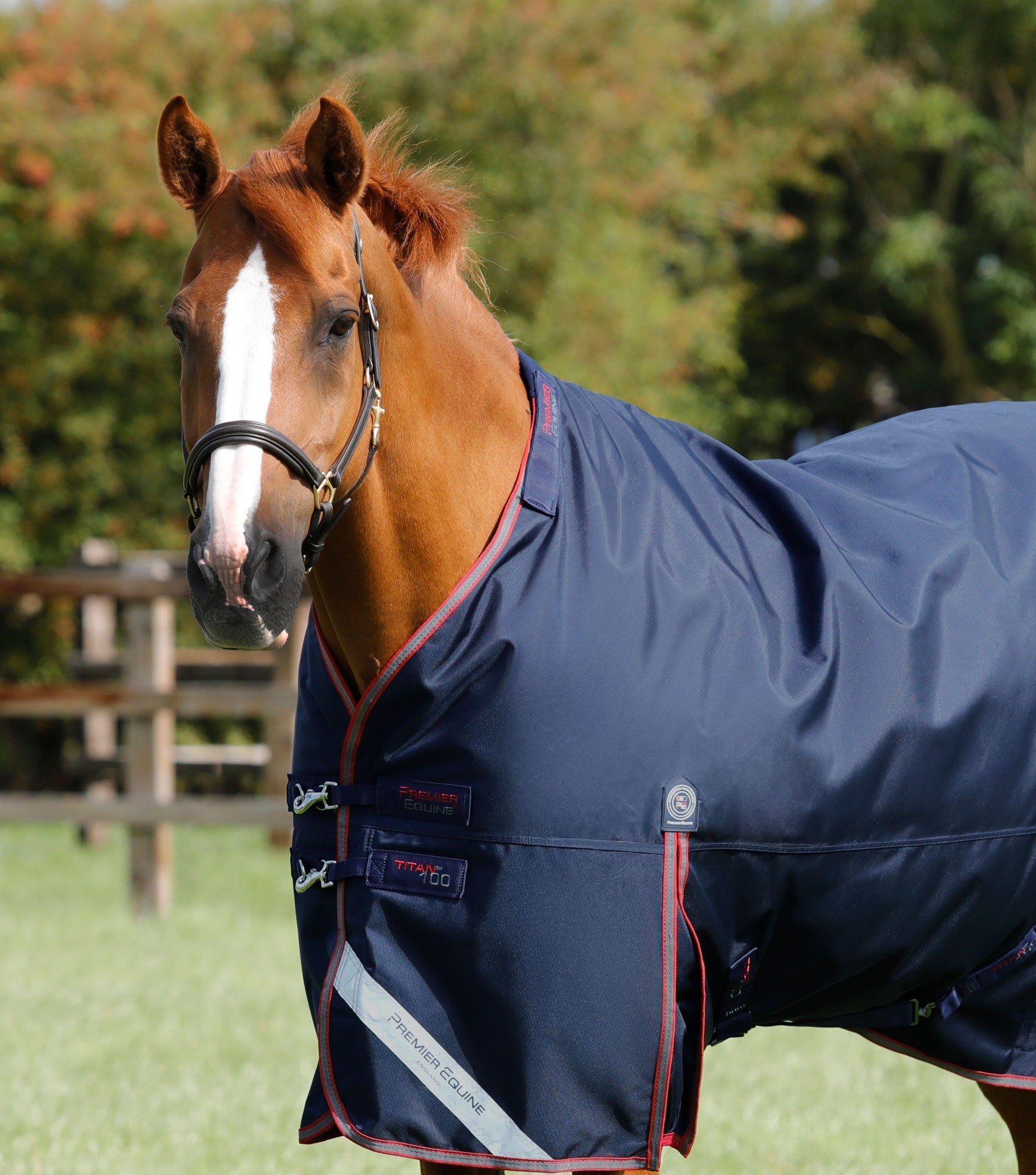 Premier Equine Titan 100g Turnout Rug with Snug-Fit Neck Cover