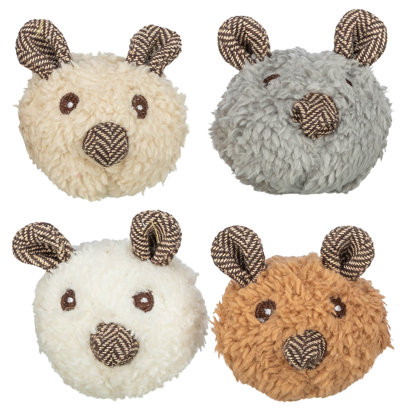 Trixie Catnip Bear Ball 8cm