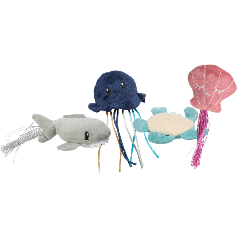 Trixie Catnip Marine Animals Assorted - Cat Toys 