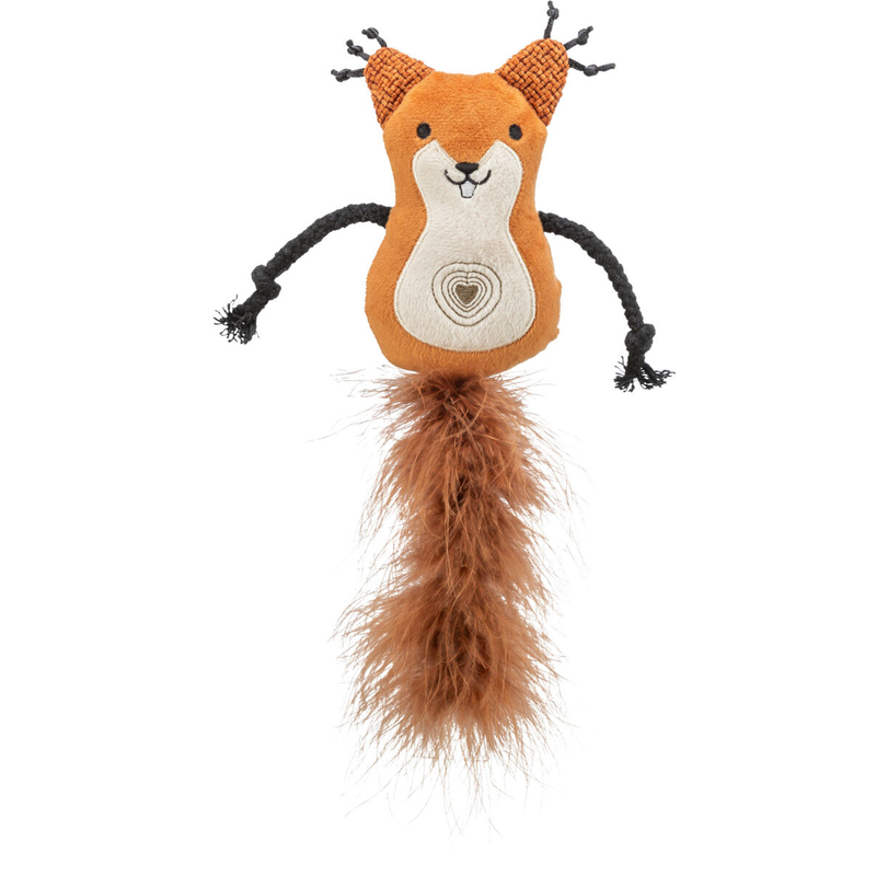 Trixie Catnip Squirrel with Fluffy Tail - Cat Toys 