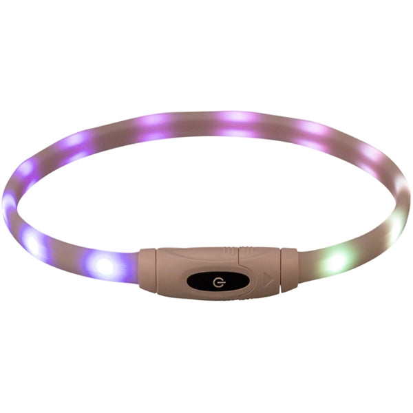 Trixie LED Light Band 65cm - Multicolour XS-XL - Dog Collars, Leashes & Harnesses 