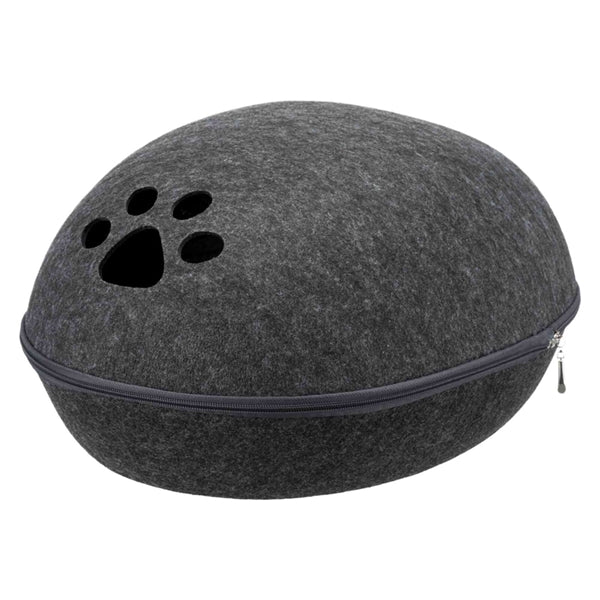 Trixie Liva Felt Cave - Anthracite - Cat Bedding 