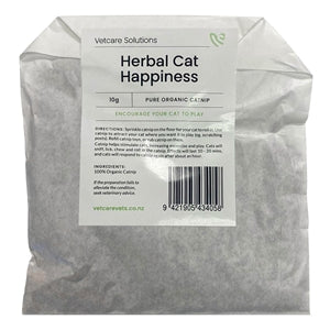 Vetcare Herbal Happiness Organic Catnip 10g - Cat Health & Wellbeing 