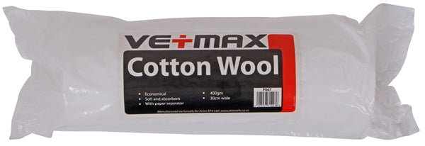 Vetmax cotton wool roll for wounds