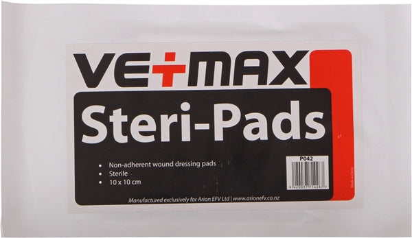 Vetmax Steripad 10x10CM For Wounds