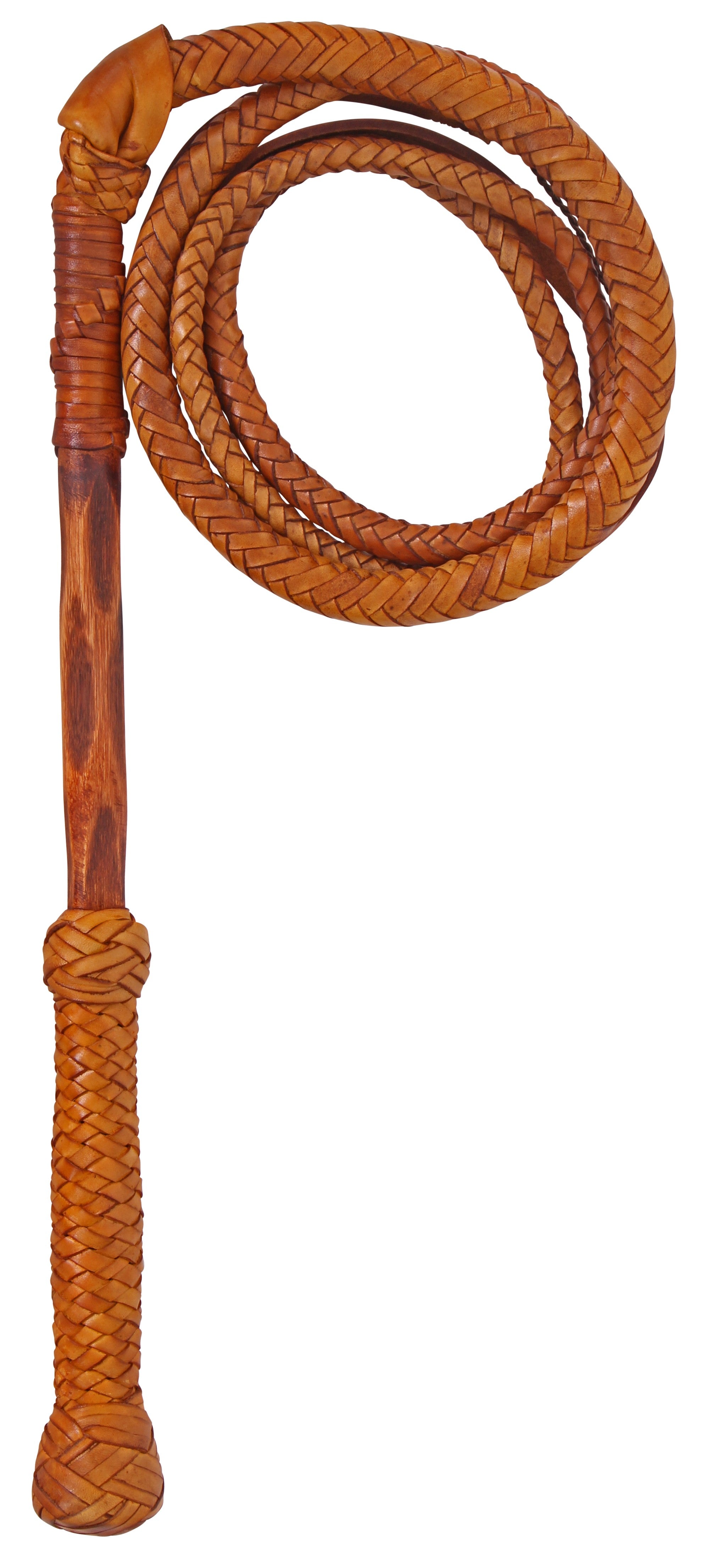 Double Hill Leather Stock Whip 12 Plait