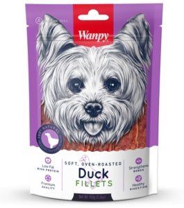 Wanpy Dog Duck Fillets 100g - Dog Treats 