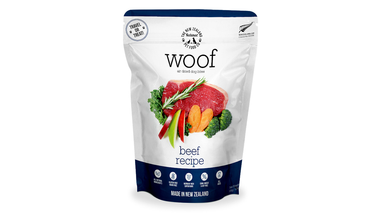 Woof Air Dried Beef 100g - Dog Food 