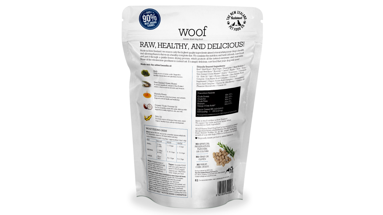 Woof Beef 280g - Dog Food 