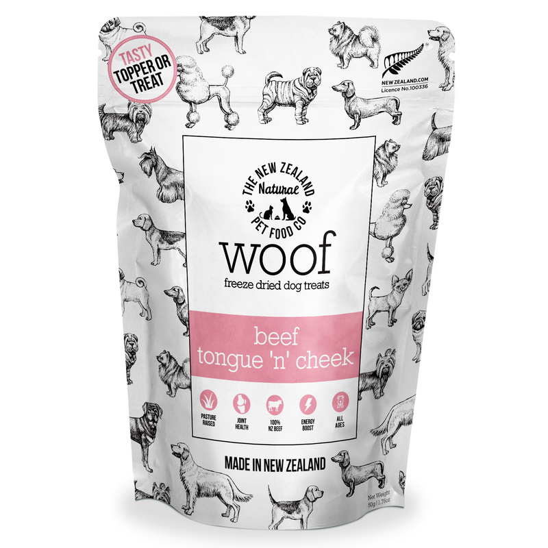 Woof Beef Tongue 'n' Cheek 50g