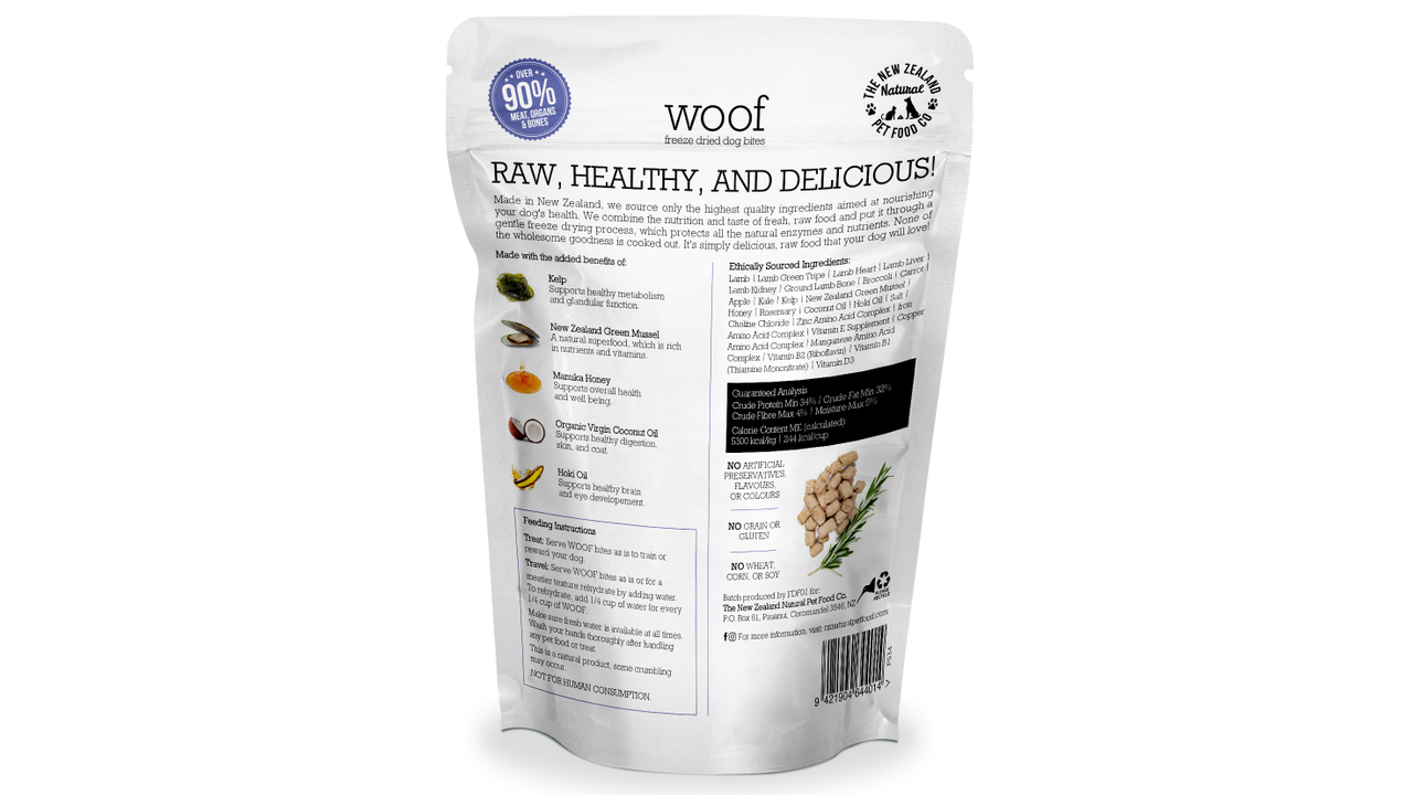 Woof Lamb 50g - Dog Food 