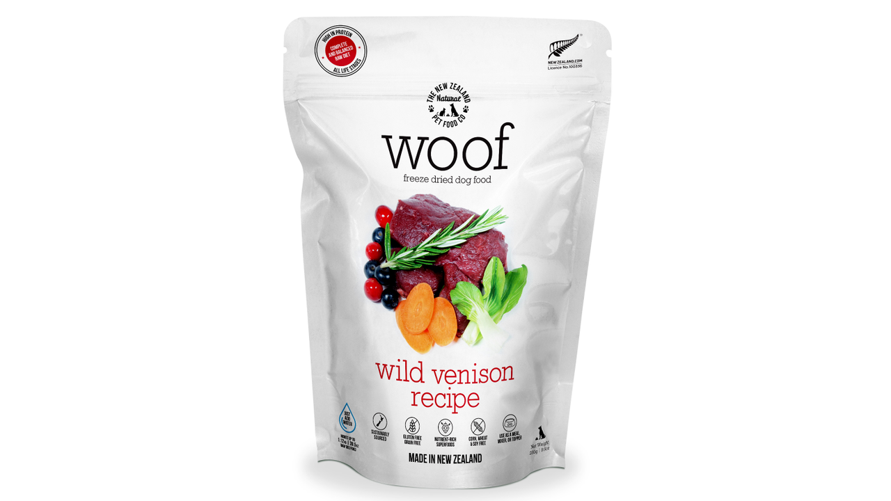 Woof Wild Venison 1kg - Dog Food 