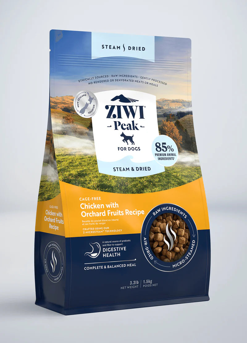 Ziwi Peak Dog Steam & Dried Chicken With Orchard Fruits