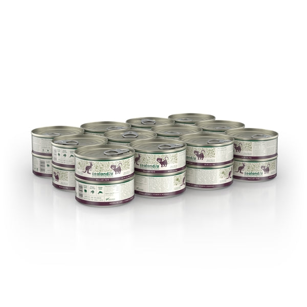 Zealandia Cat Wallaby Pate 24 Pack - Cat Food 