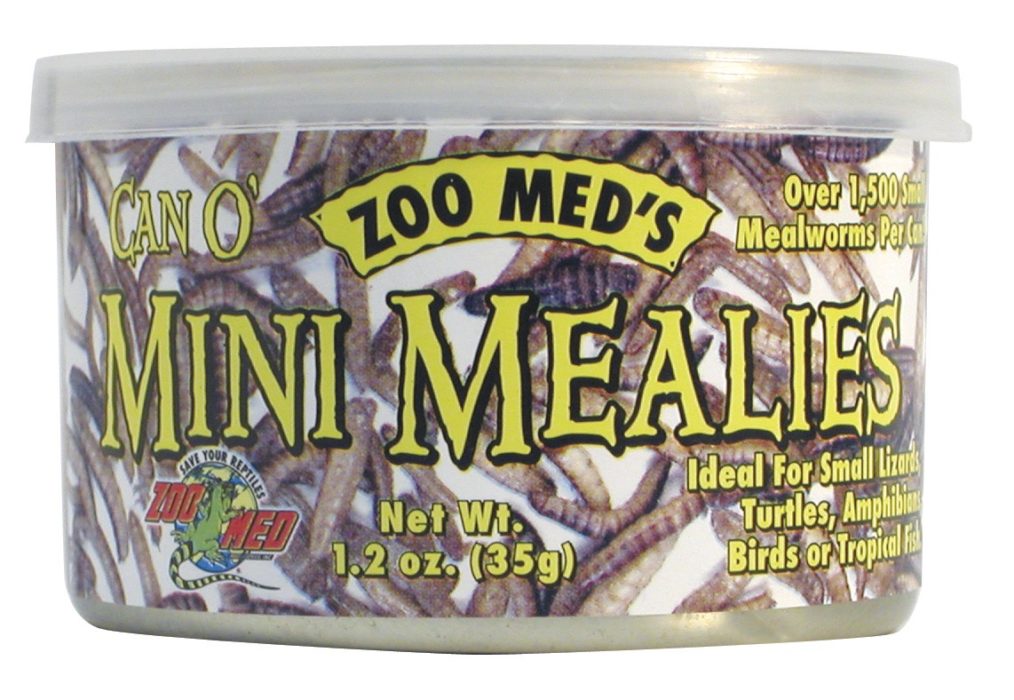 Zoo Med Can O' Mini Mealies (1,500/can) 34g - Reptile Food - Default Title