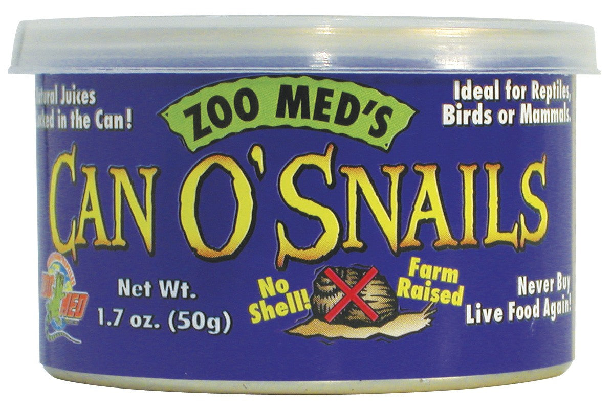 Zoo Med Can O' Snails (25-30/Can) 34g - Reptile Food - Default Title