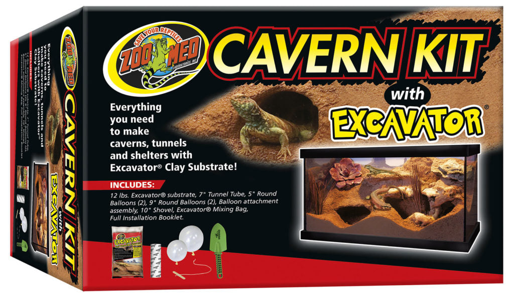 Zoo Med Cavern Kit With Excavator Sand - Reptile Substrate - Default Title