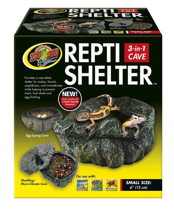 Zoo Med Repti Shelter 3 in 1 Cave Small - Reptile Decorations - Default Title