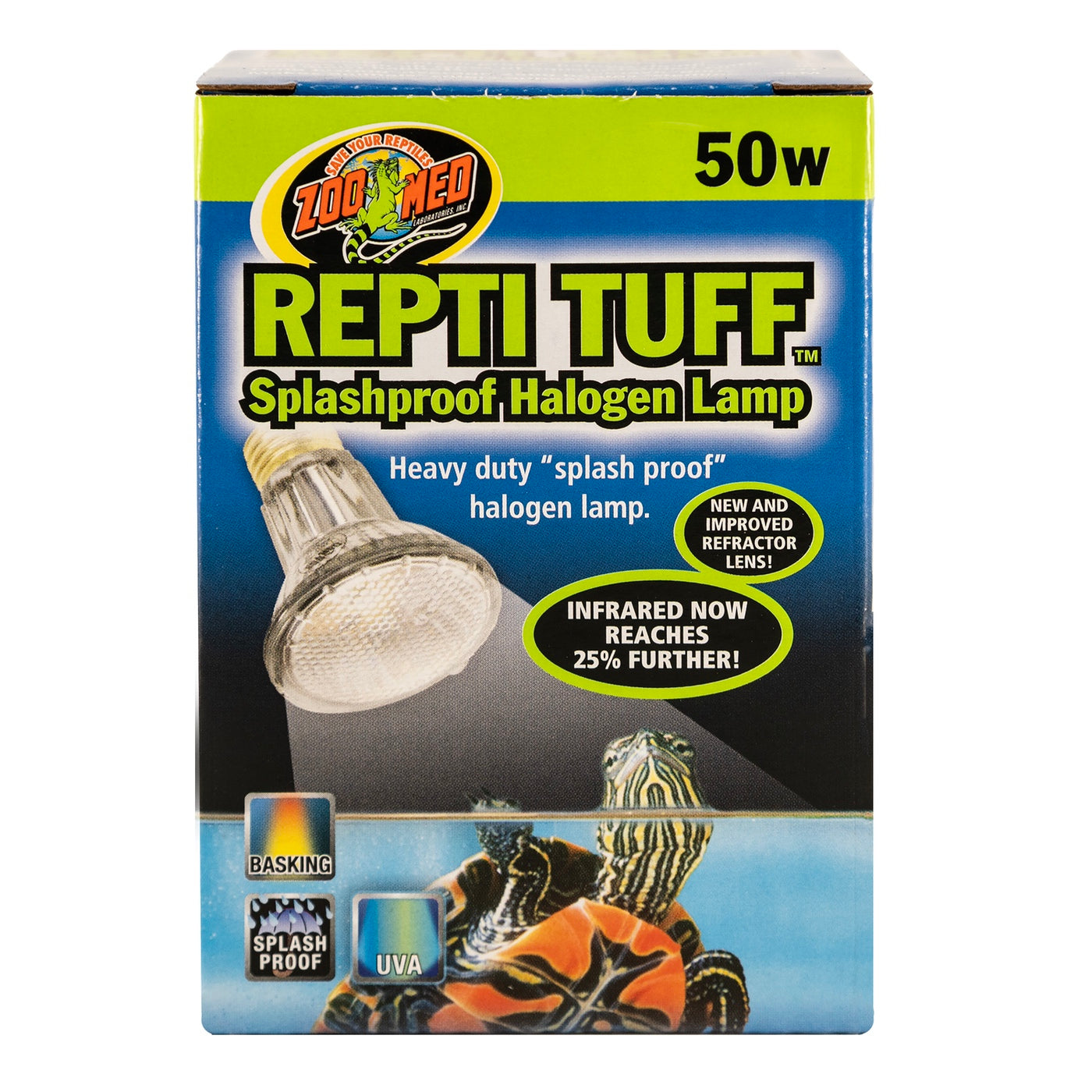 Zoo Med ReptiTuff Halogen Lamp (Splashproof) 50w - Reptile Heating & Lighting - Default Title