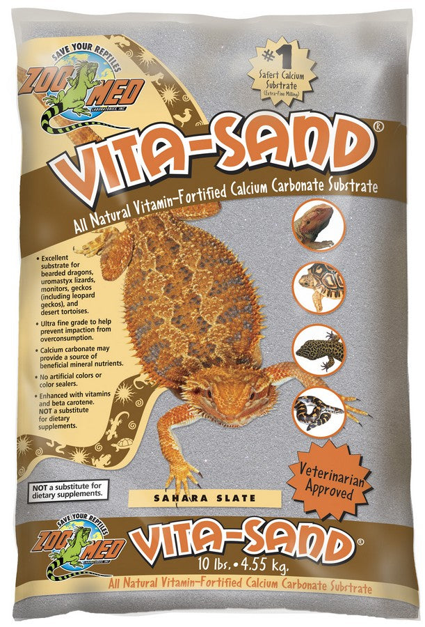 Zoo Med Vita Sand Sahara Slate 4.55kg - Reptile Substrate - Default Title