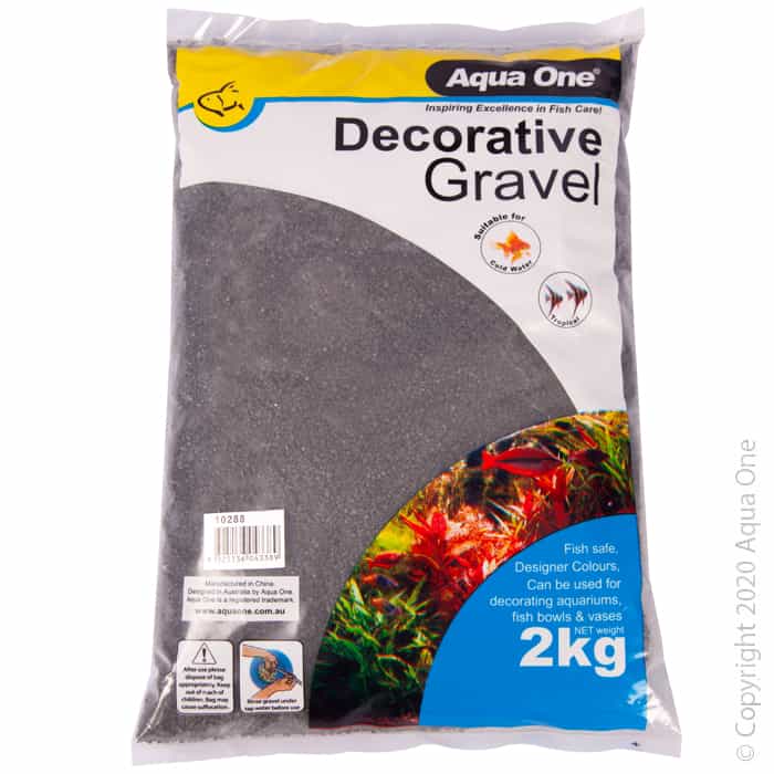 Aqua One Gravel Black Silica 2KG