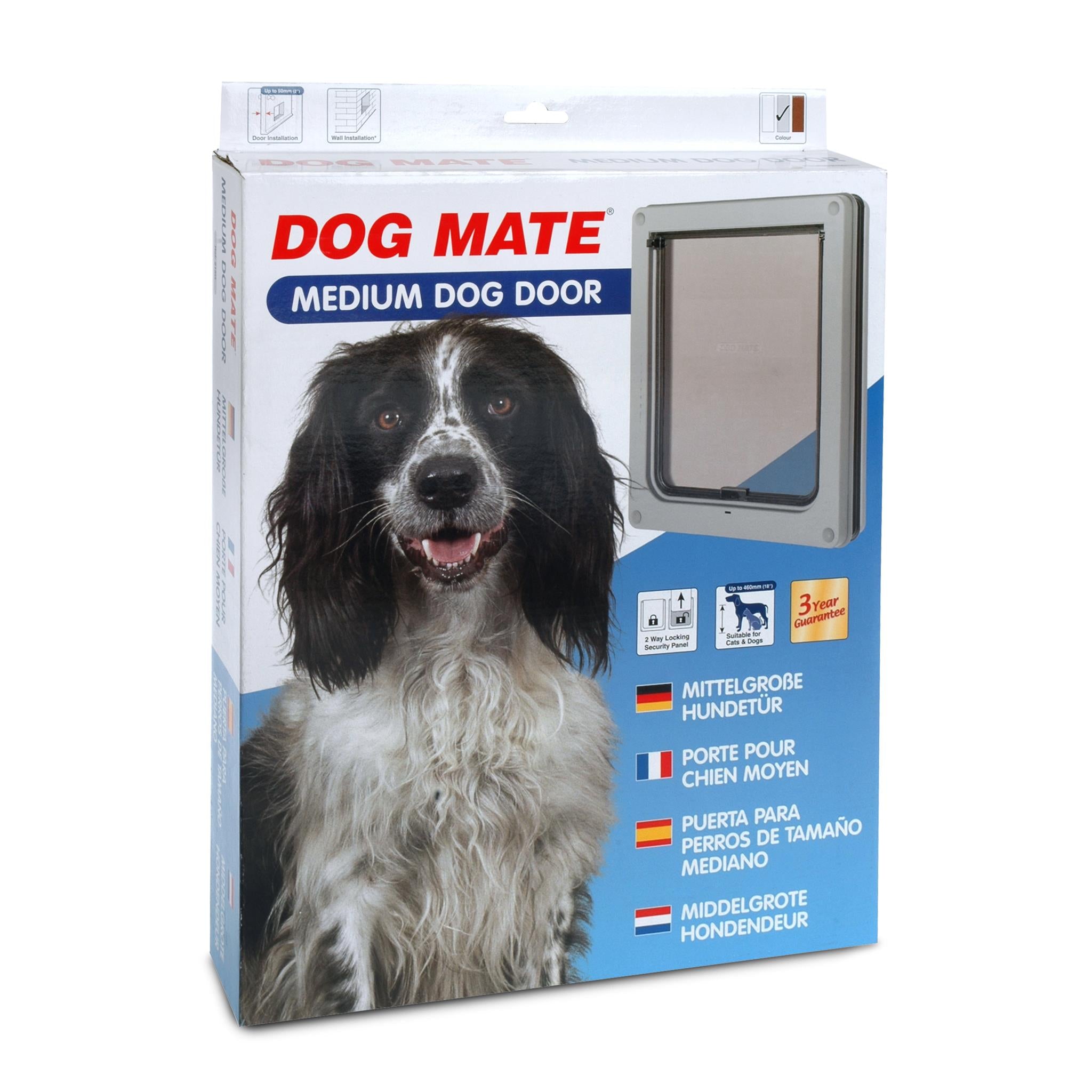 Dog Mate Medium Dog Door White