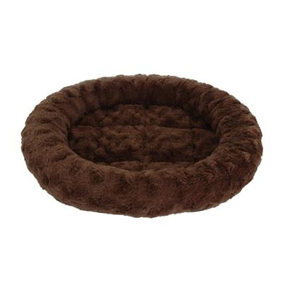 Trouble And Trix Snugglepuss Oval Cushion Mocha Small