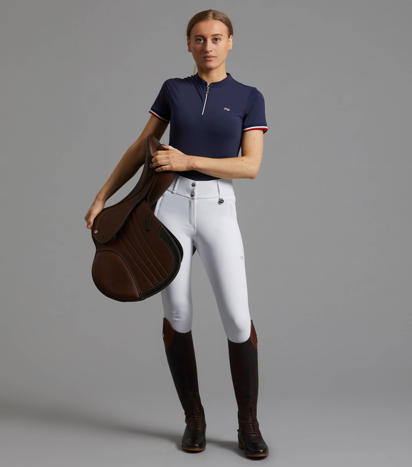 Premier Equine Allegra Ladies Short Sleeve Riding Top