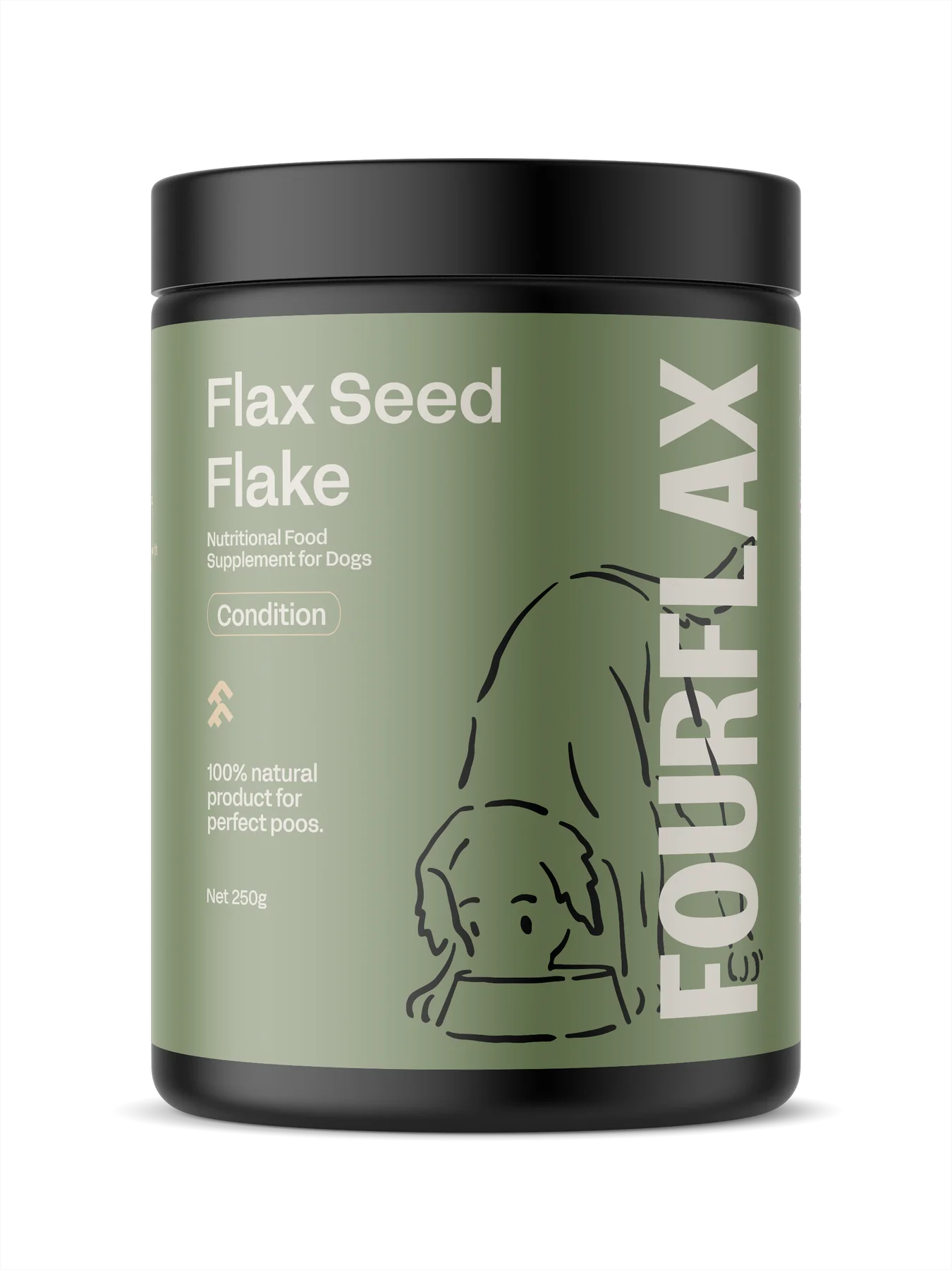 Fourflax Canine Flax Seed Flake