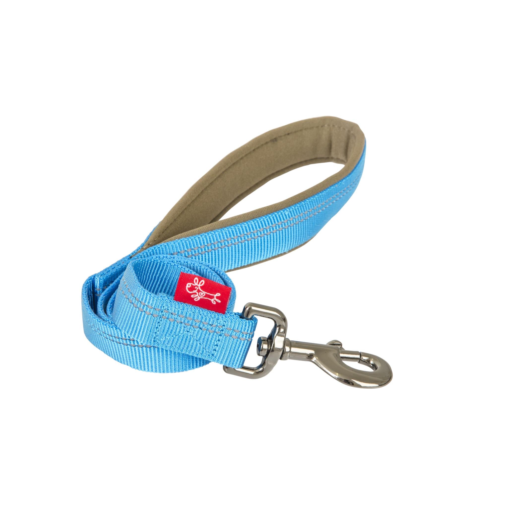 Yours Droolly Dog Lead Reflective Blue 120cm