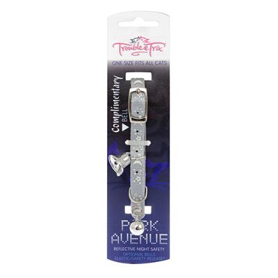 Trouble And Trix Park Avenue Cat Collar Stars Silver