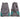 Pet One NightWalker Coat Charcoal/Teal